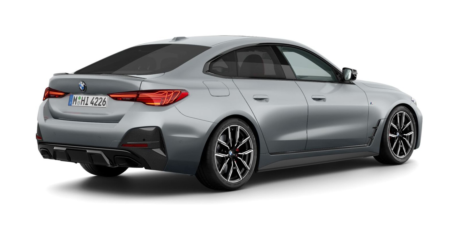 BMW BMW 4er in Grau von hinten BMW BMW 4er in Grau von hinten