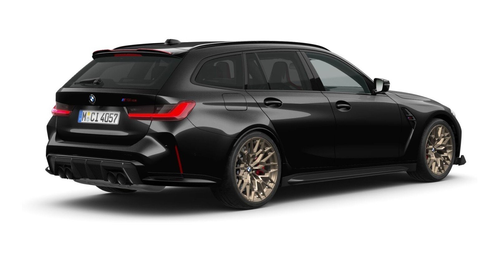 BMW BMW M in Schwarz von hinten BMW BMW M in Schwarz von hinten