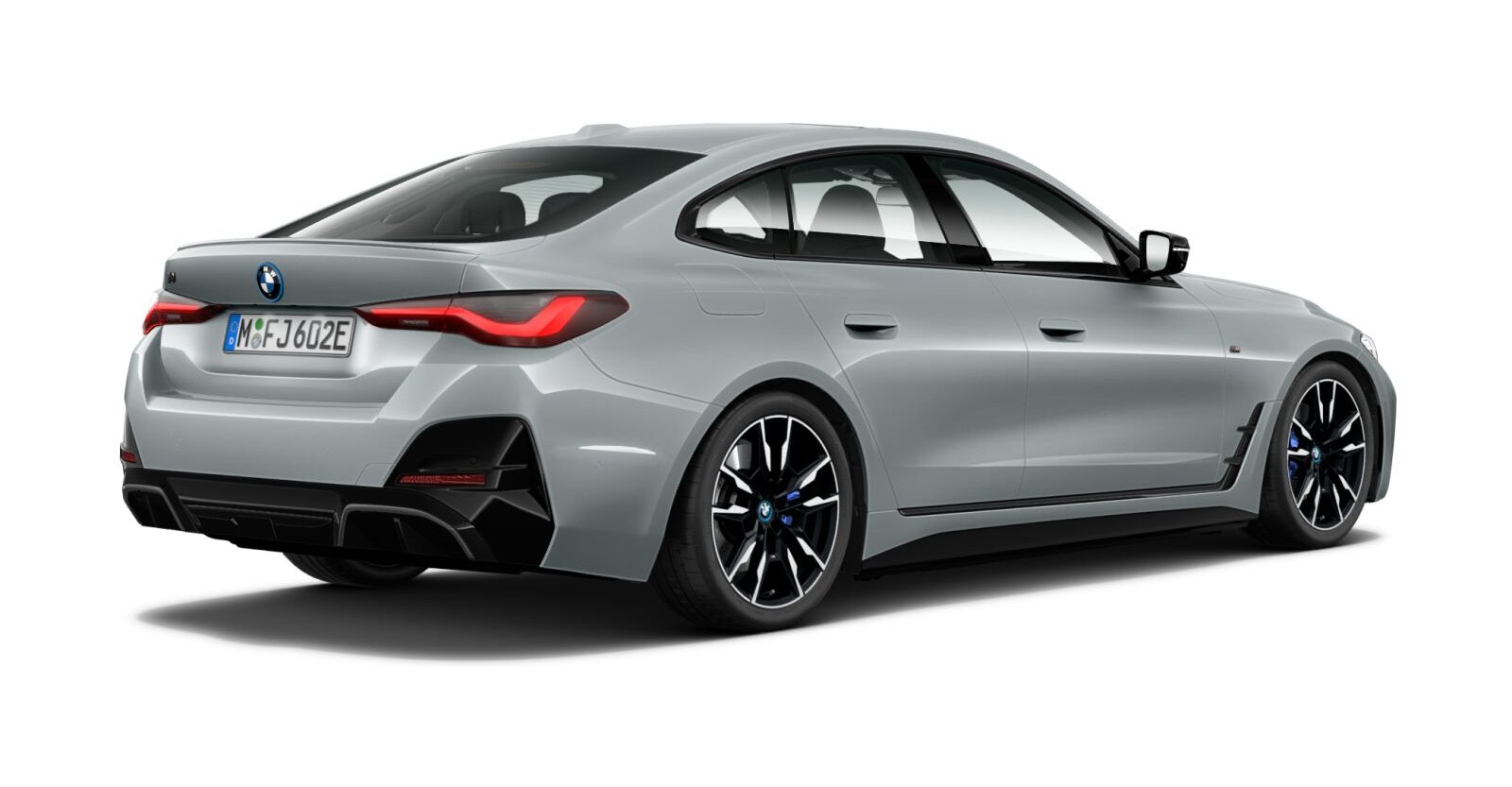BMW BMW I in Grau von hinten BMW BMW I in Grau von hinten