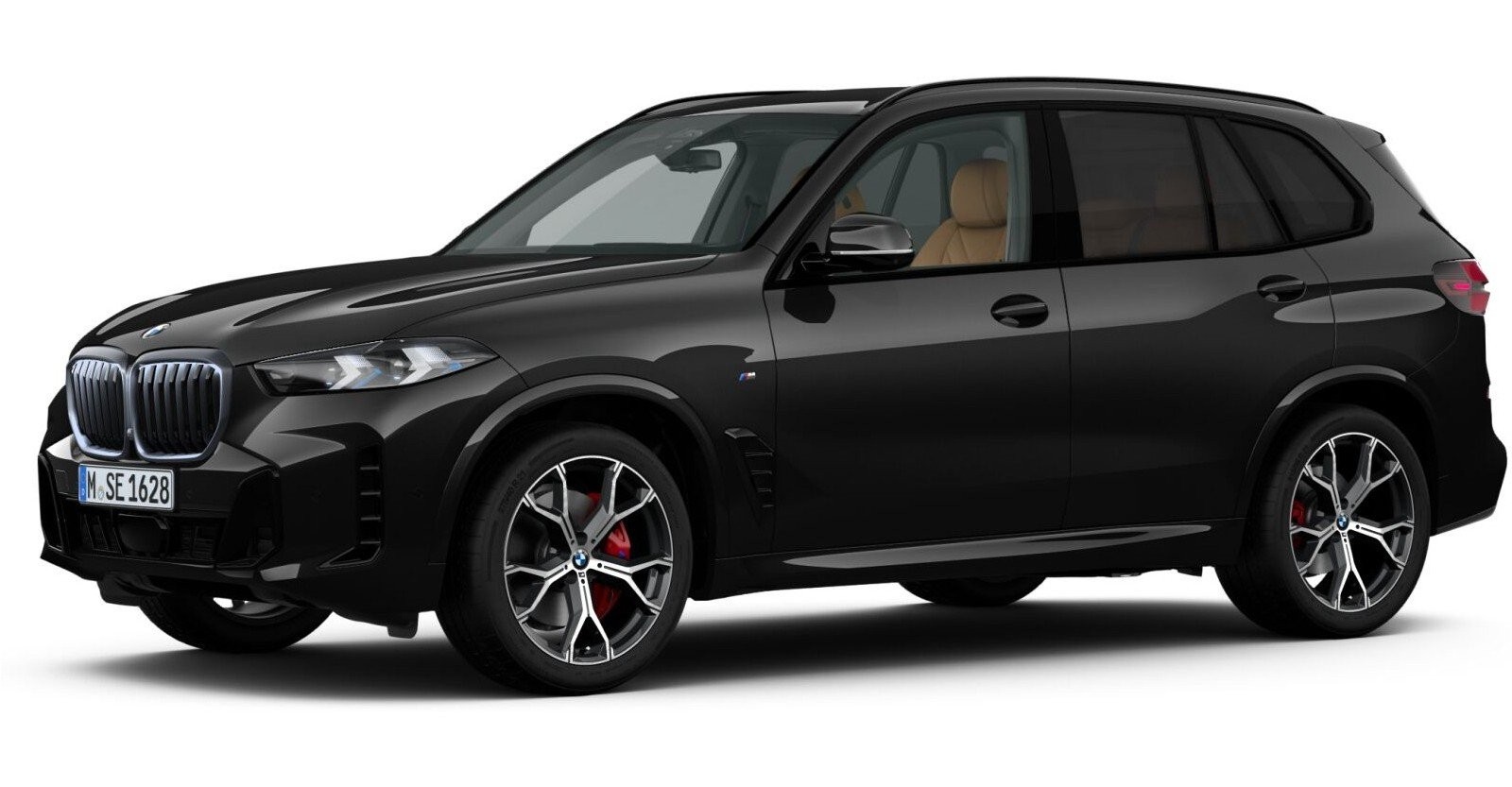 BMW X5 xDrive30d in Schwarz von vorne