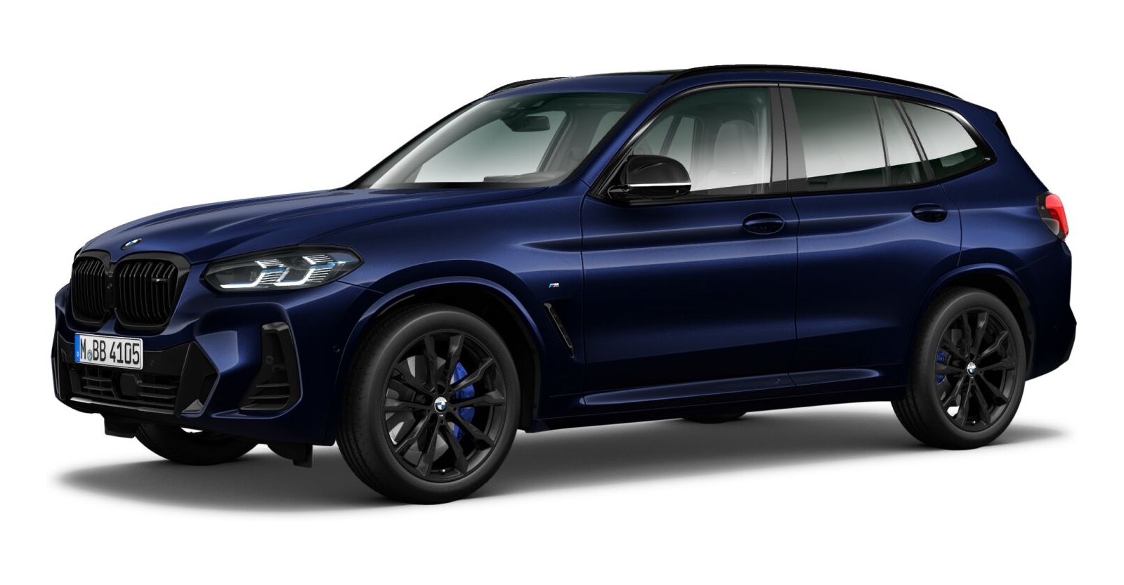 BMW BMW X in Blau von vorne BMW BMW X in Blau von vorne