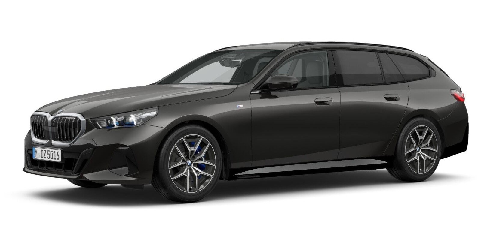 BMW 520d Touring in Grau von vorne BMW 520d Touring in Grau von vorne
