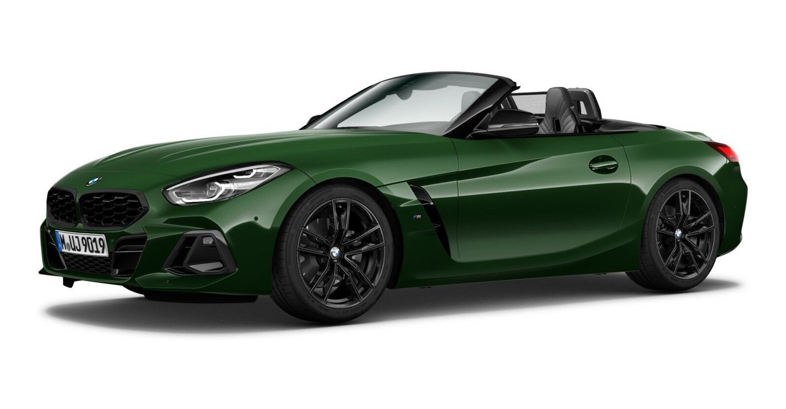 BMW Z4 sDrive30i in Grün von vorne