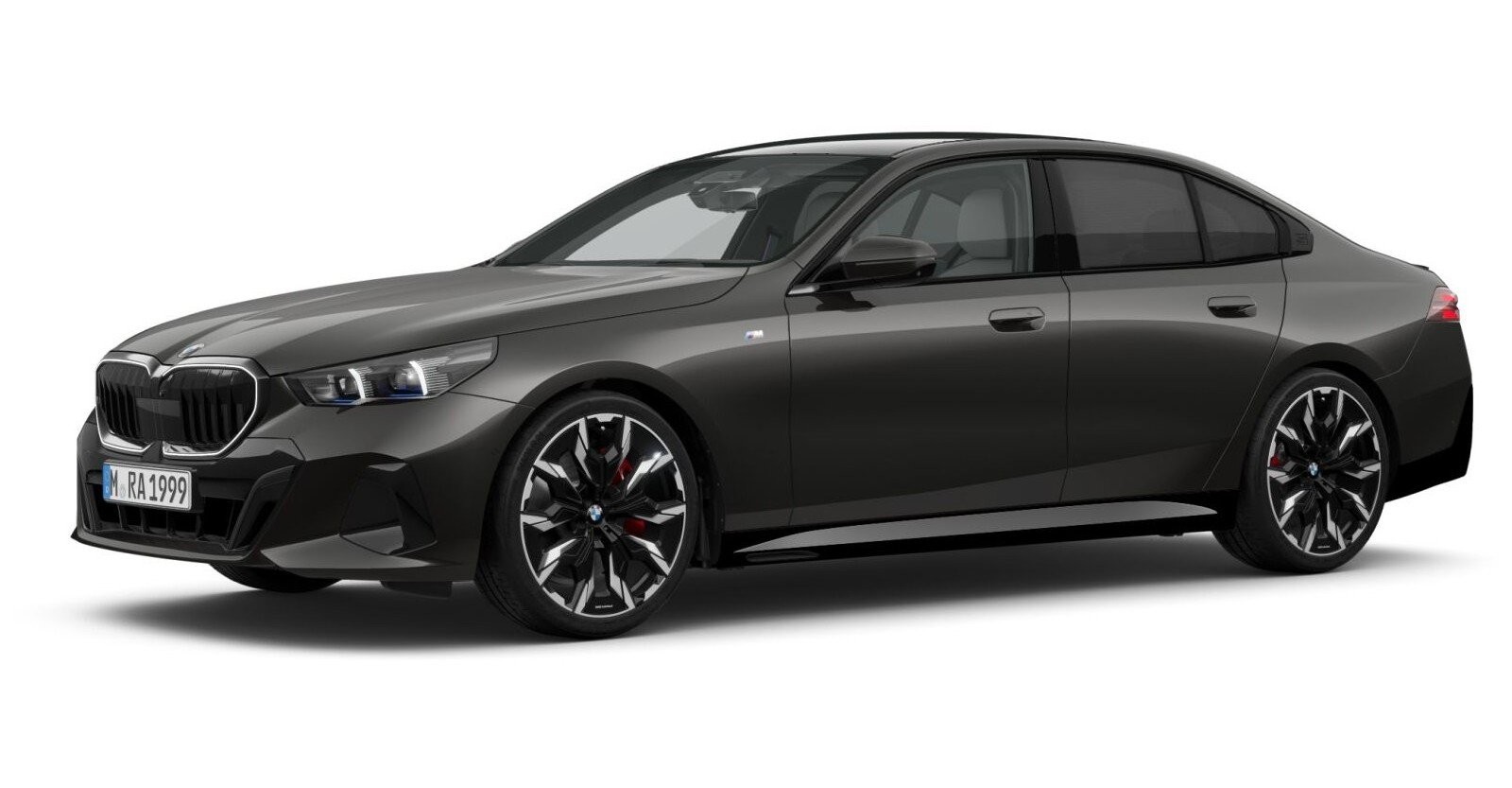 BMW 540d xDrive Limousine in Grau von vorne BMW 540d xDrive Limousine in Grau von vorne