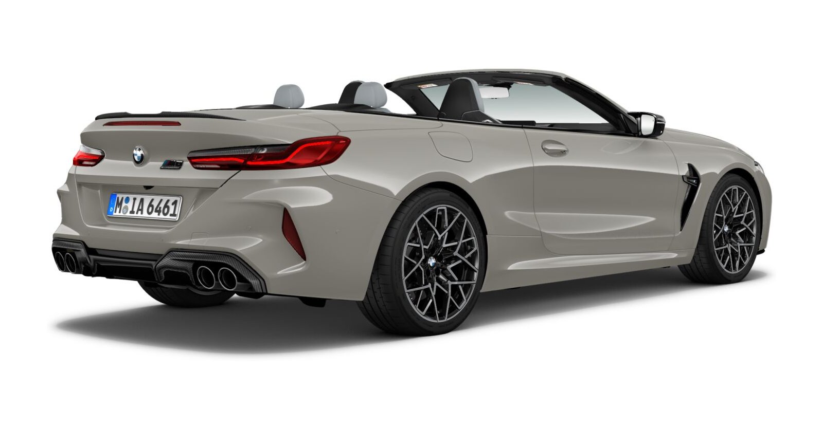 BMW BMW M in Grau von hinten BMW BMW M in Grau von hinten