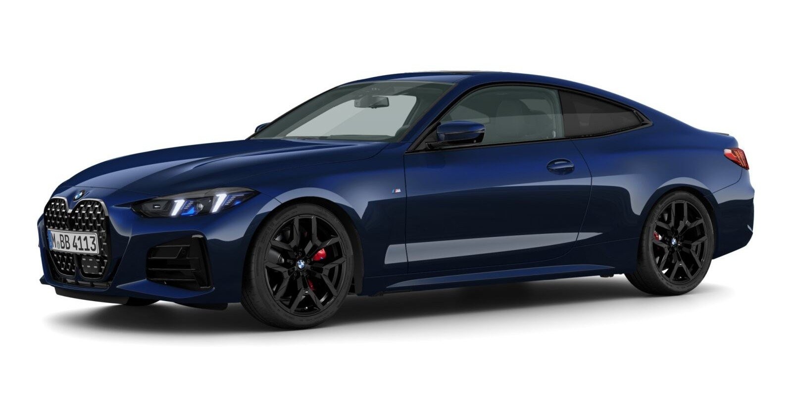 BMW BMW 4er in Blau von vorne BMW BMW 4er in Blau von vorne