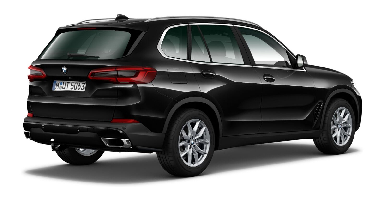 BMW BMW X in Schwarz von hinten BMW BMW X in Schwarz von hinten