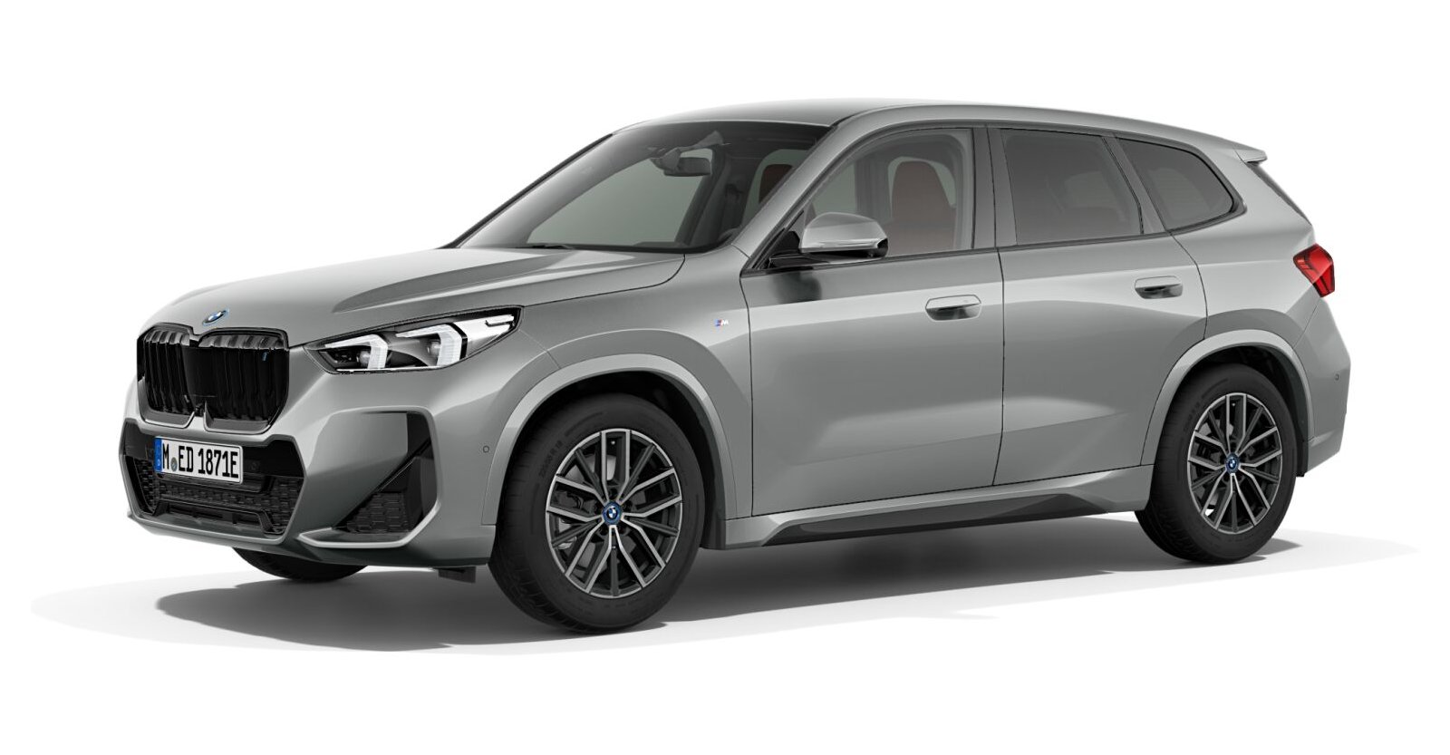BMW iX1 xDrive30 in Grau von vorne BMW iX1 xDrive30 in Grau von vorne