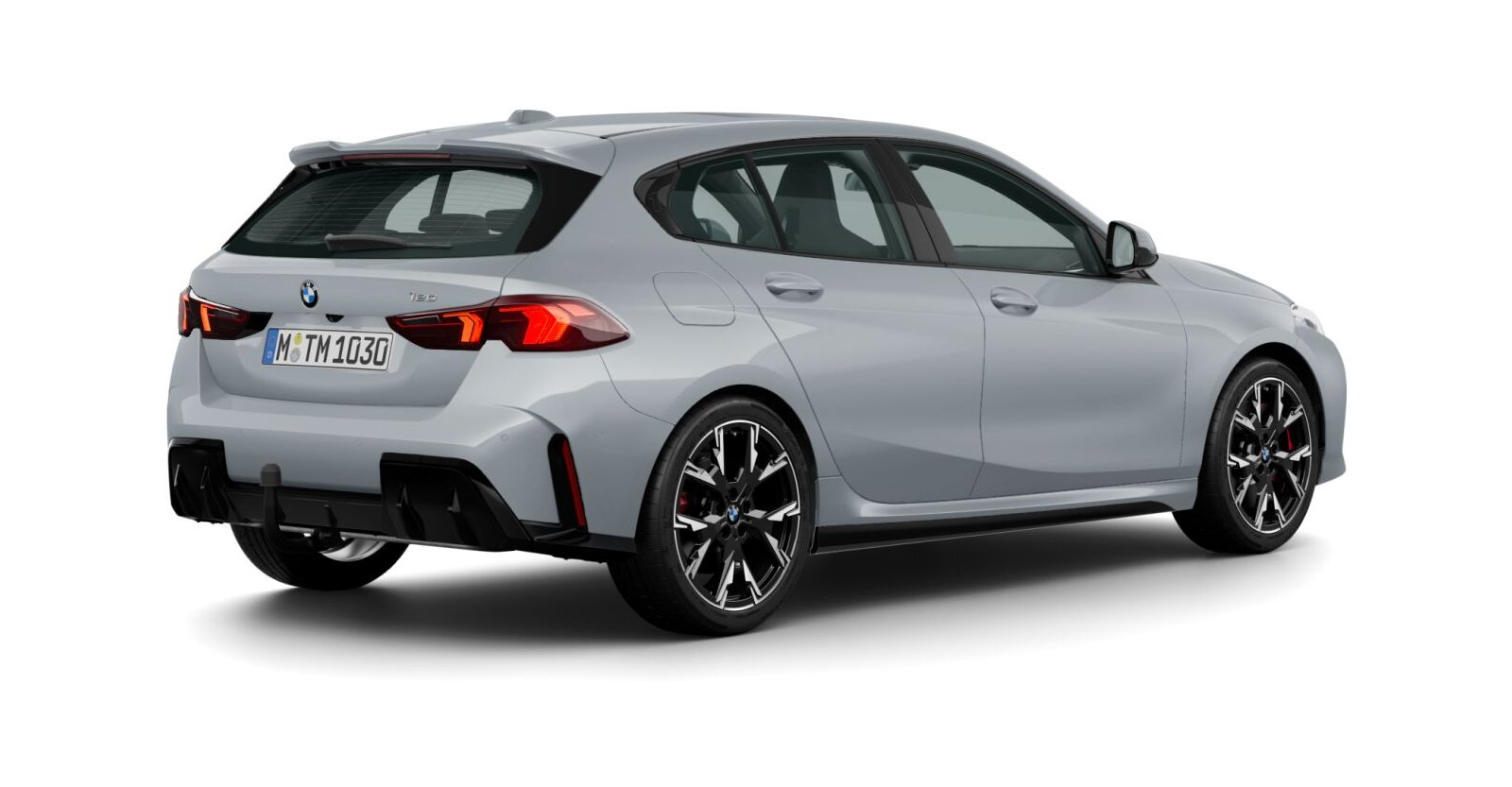 BMW BMW 1er in Grau von hinten BMW BMW 1er in Grau von hinten