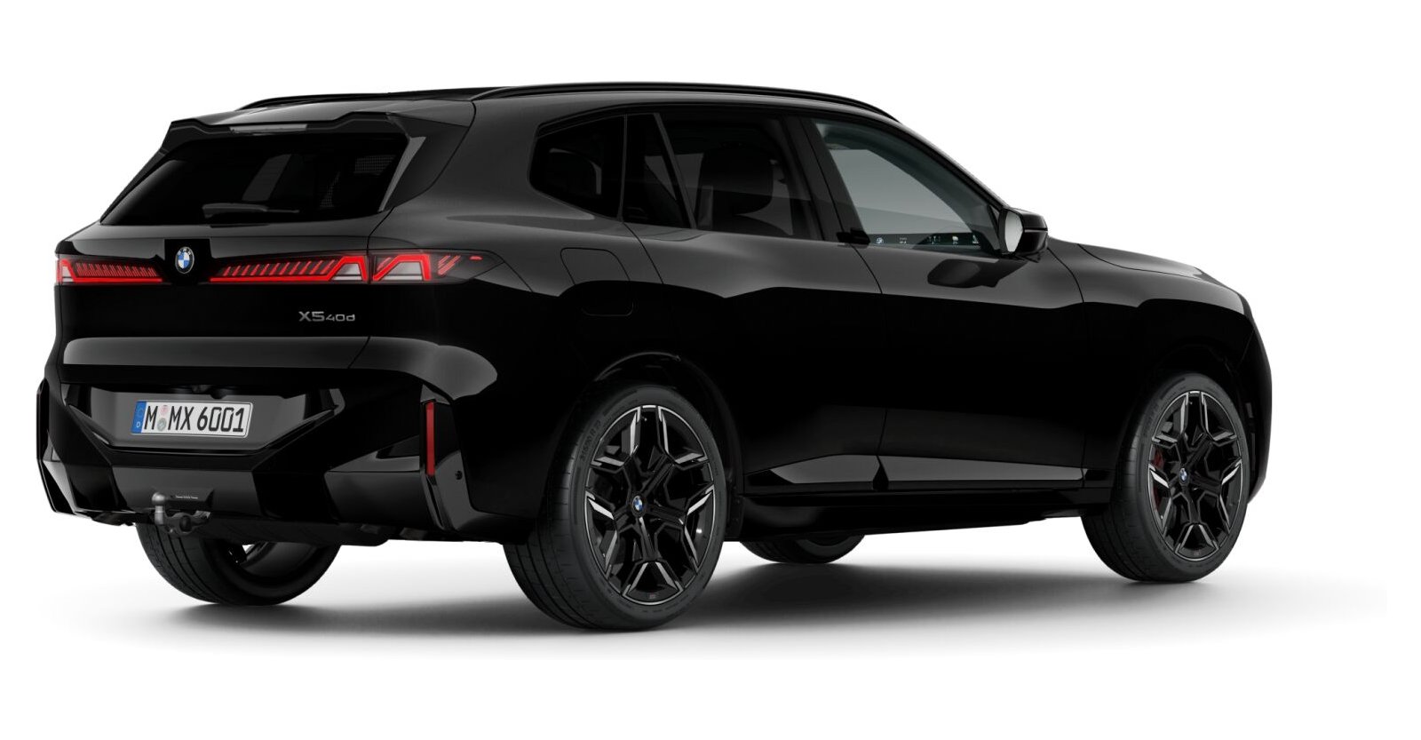BMW BMW X in Schwarz von hinten BMW BMW X in Schwarz von hinten
