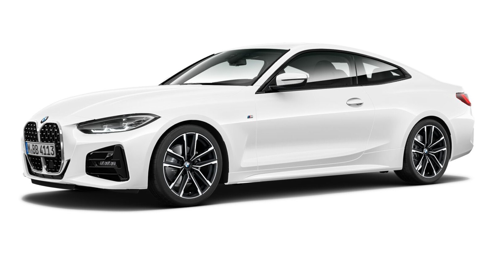 BMW BMW 4er in Weiß von vorne BMW BMW 4er in Weiß von vorne