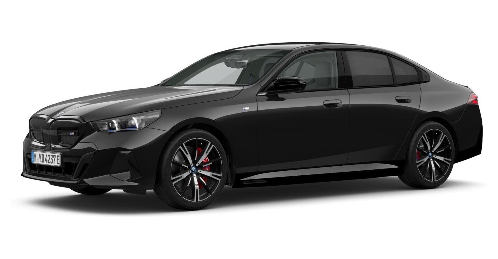 BMW BMW I in Schwarz von vorne BMW BMW I in Schwarz von vorne