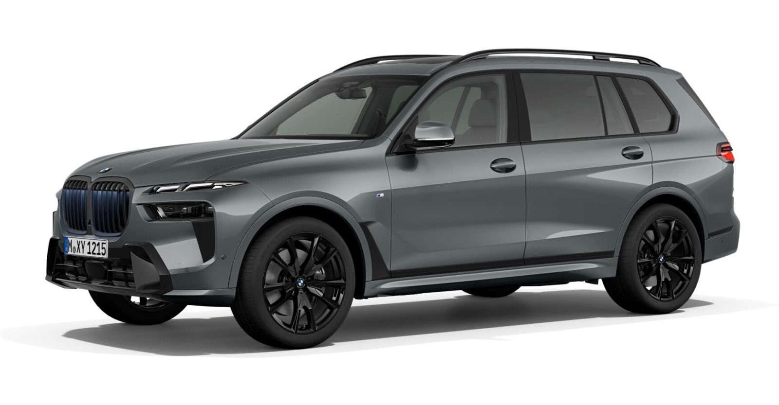 BMW X7 xDrive40d in Grau von vorne BMW X7 xDrive40d in Grau von vorne