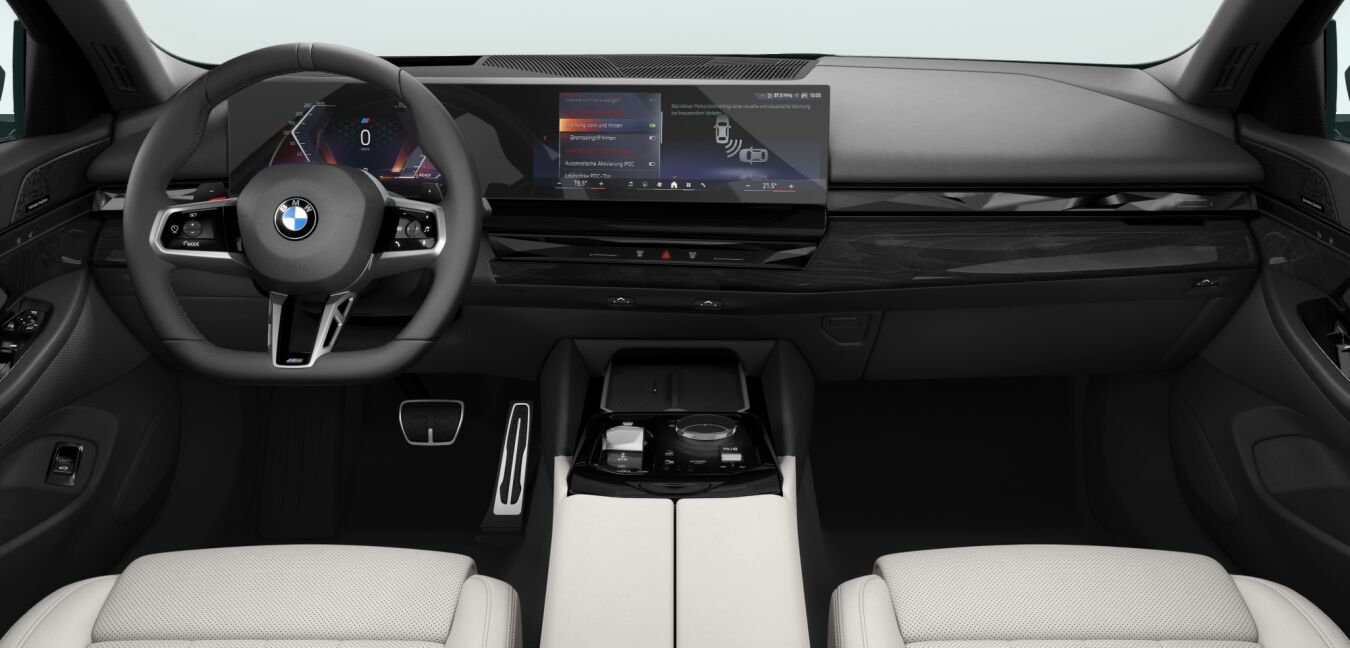 BMW BMW 5er im Innenraum von vorne BMW BMW 5er im Innenraum von vorne