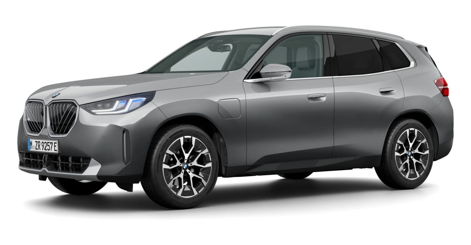 BMW X3 30e xDrive in Grau von vorne