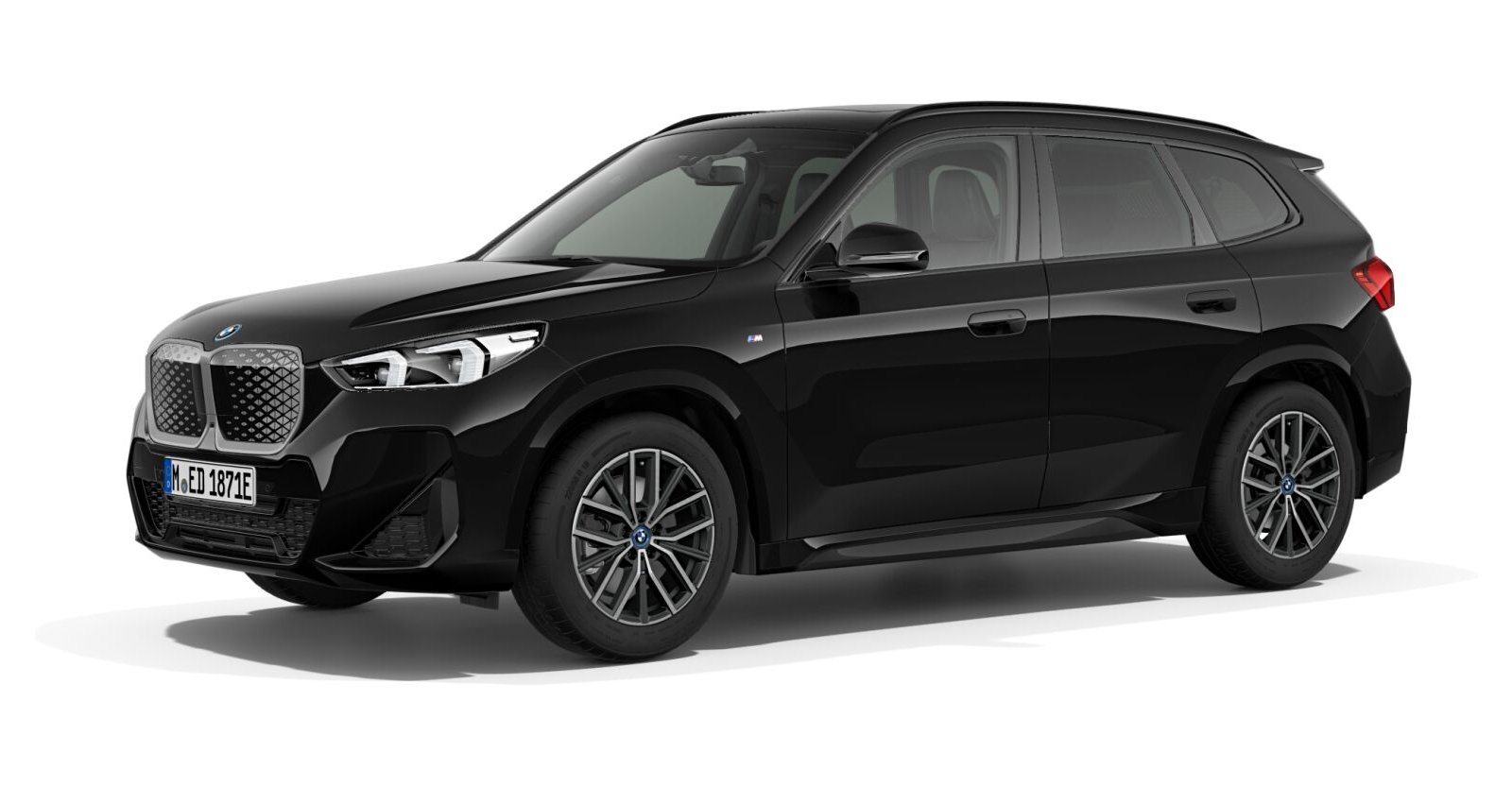 BMW BMW I in Schwarz von vorne BMW BMW I in Schwarz von vorne