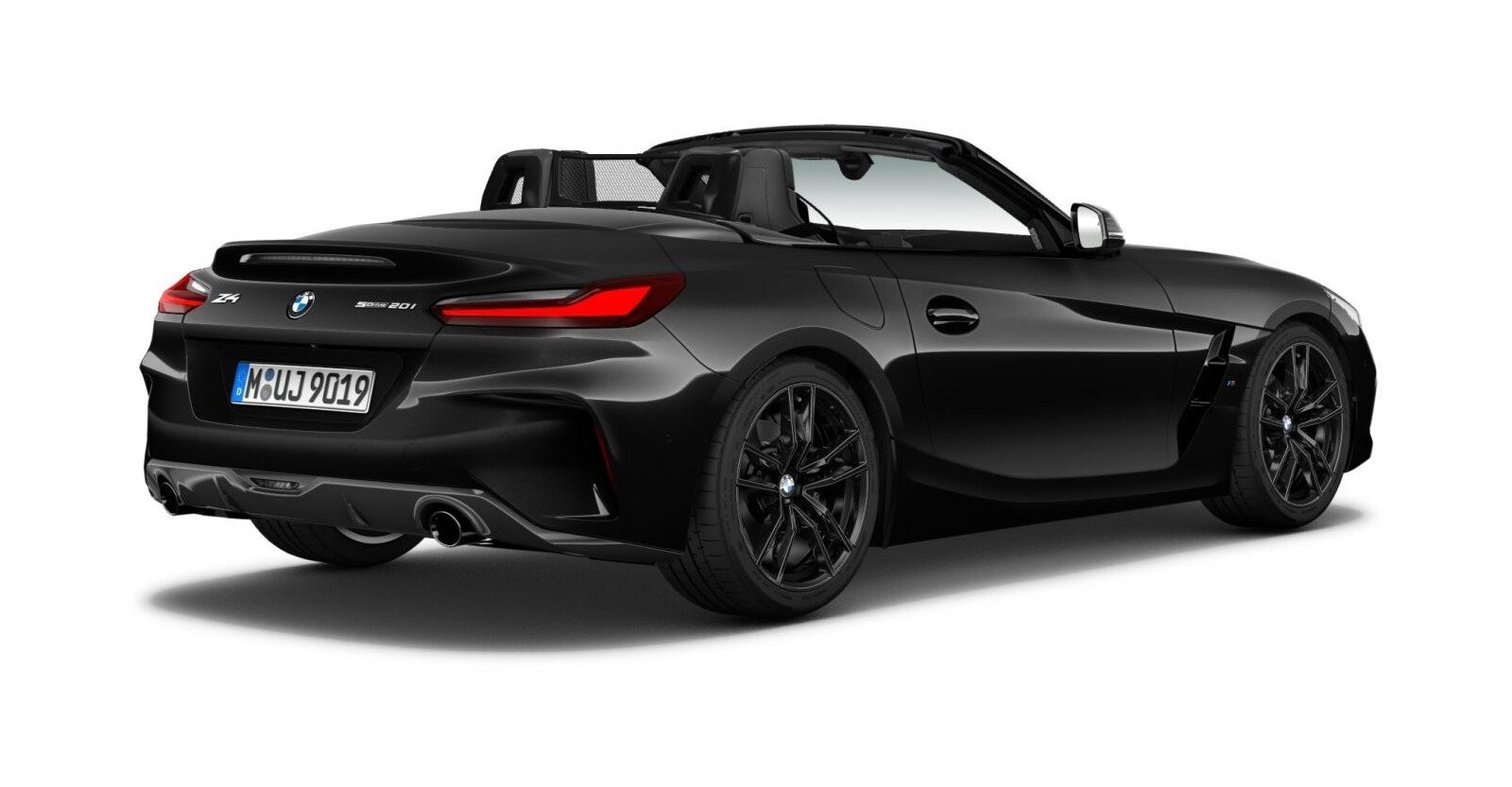 BMW BMW Z in Schwarz von hinten