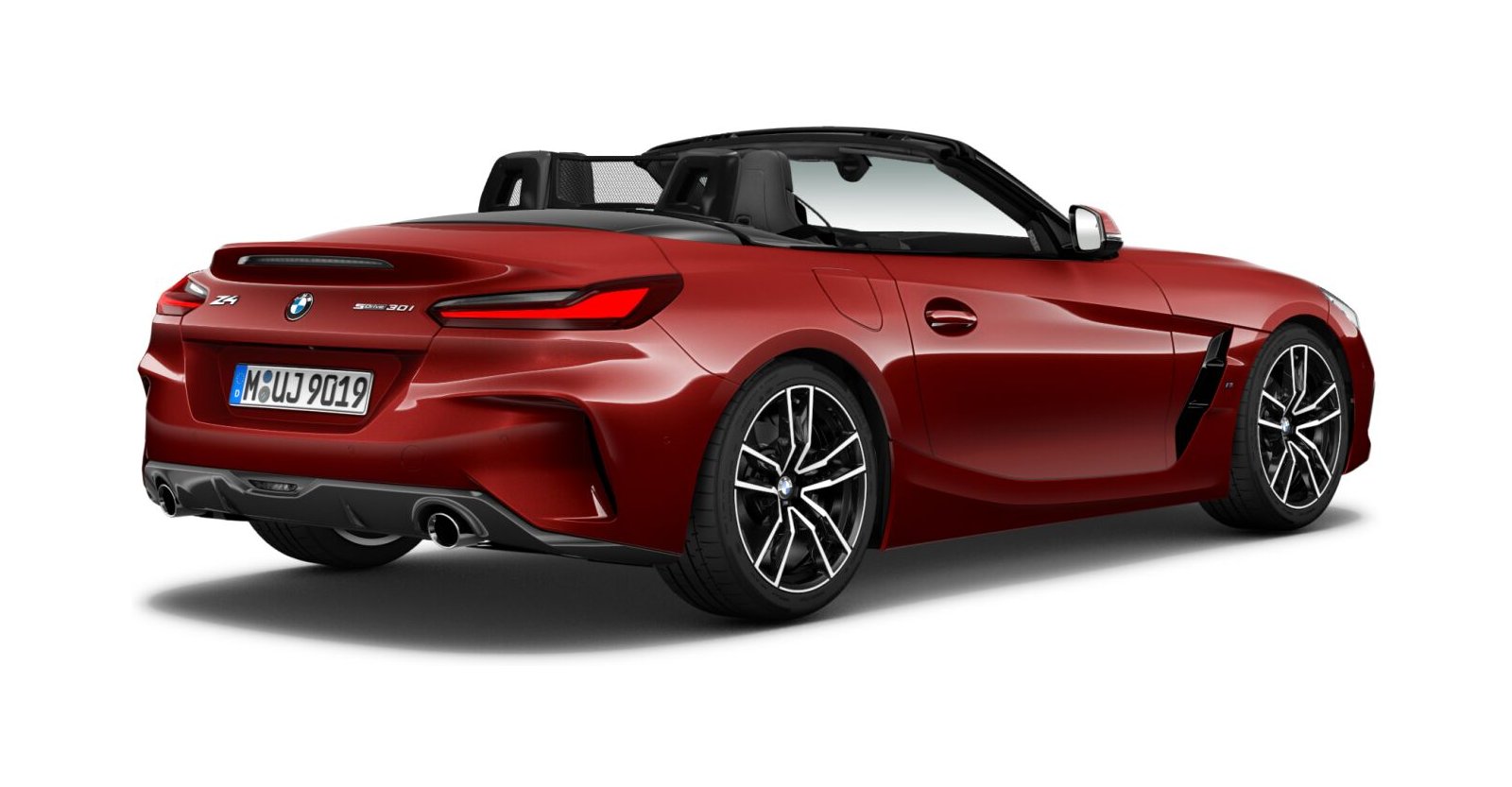BMW BMW Z in Rot von hinten BMW BMW Z in Rot von hinten
