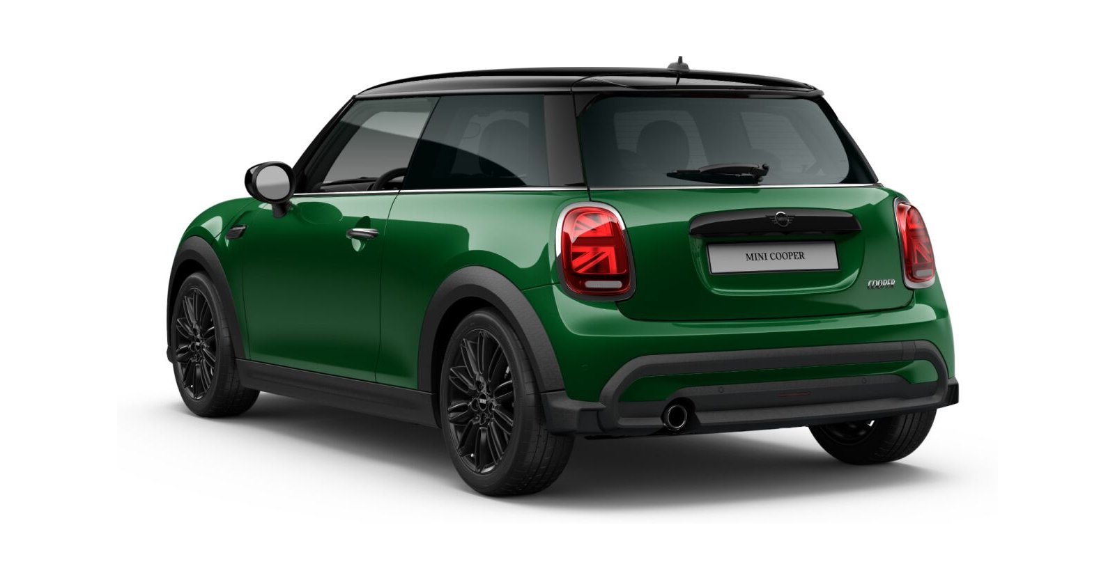 MINI MINI 3-Türer in Grün von hinten MINI MINI 3-Türer in Grün von hinten