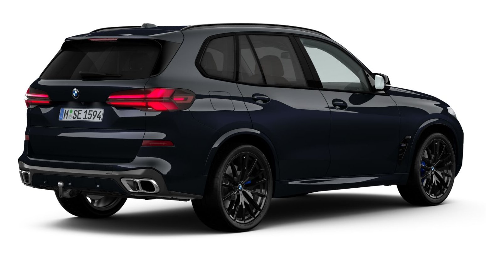 BMW BMW X in Schwarz von hinten BMW BMW X in Schwarz von hinten