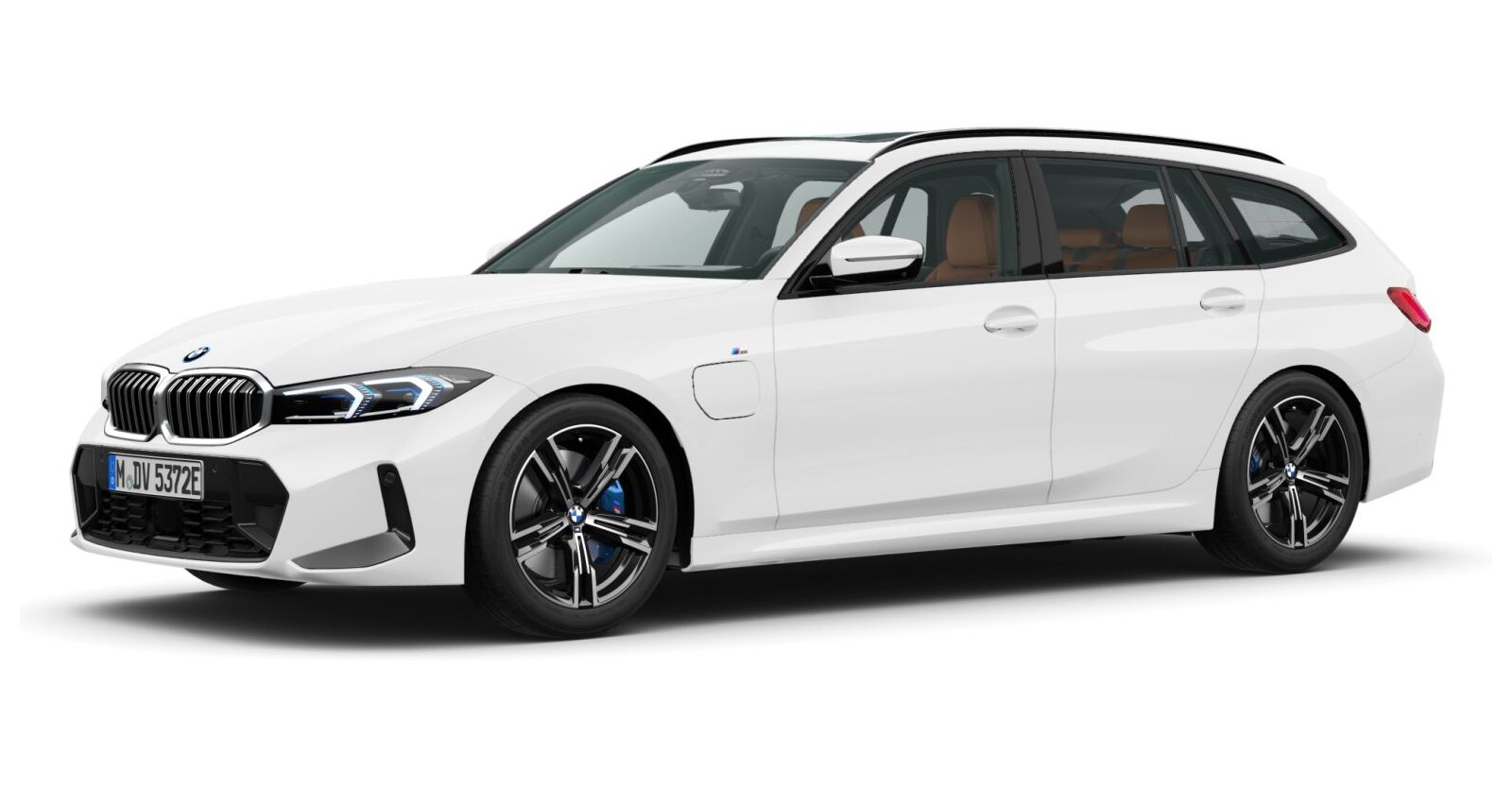 BMW BMW 3er in Weiß von vorne BMW BMW 3er in Weiß von vorne