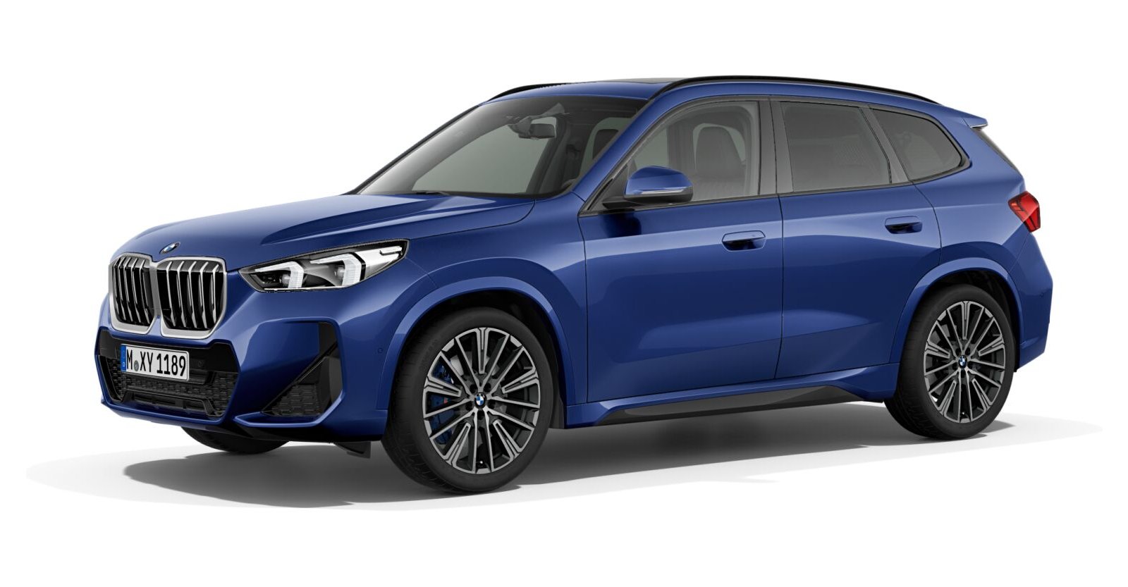 BMW BMW X in Blau von vorne BMW BMW X in Blau von vorne