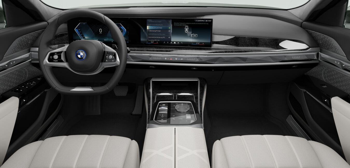 BMW BMW 7er im Innenraum von vorne BMW BMW 7er im Innenraum von vorne