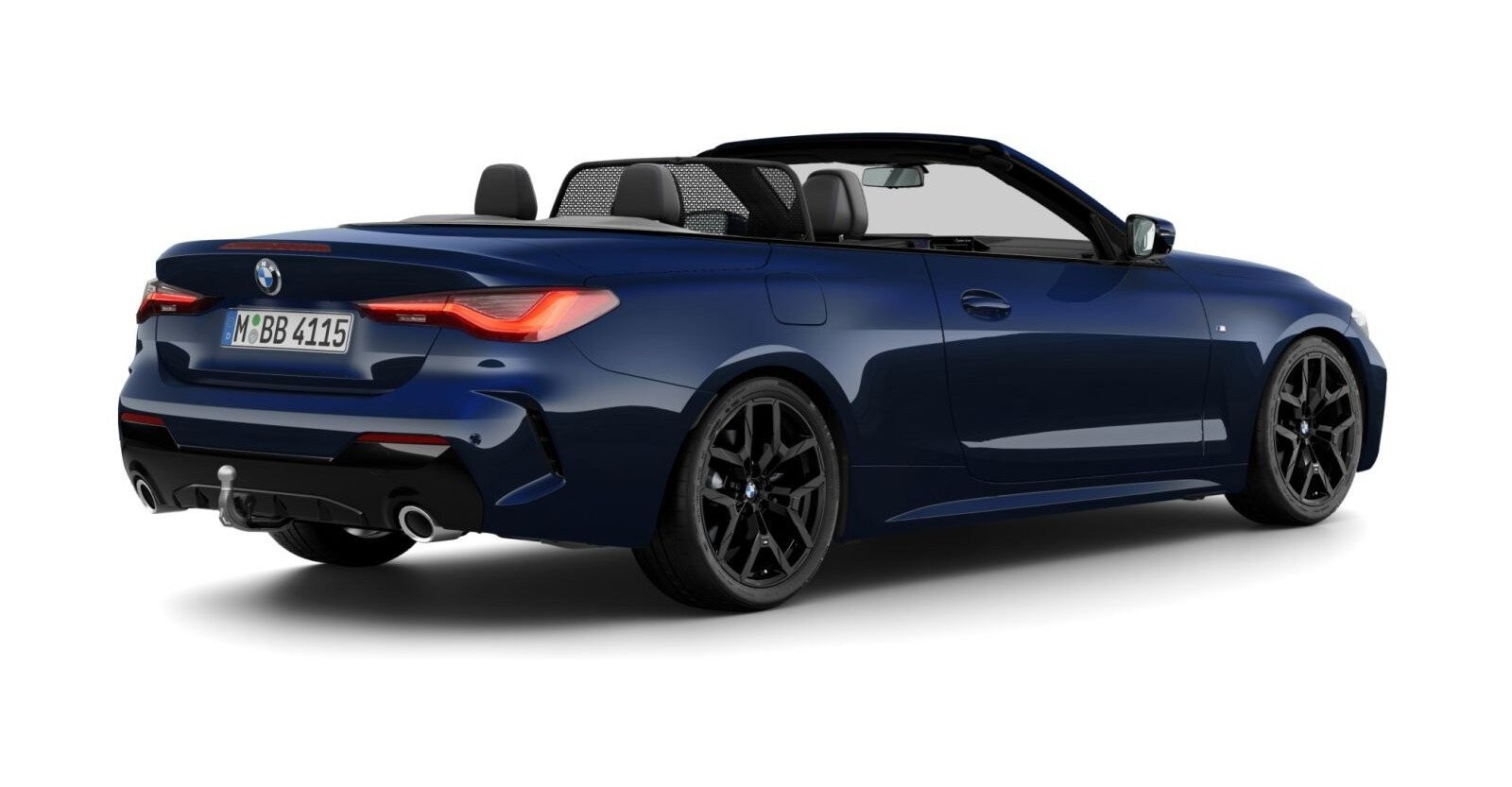 BMW BMW 4er in Blau von hinten BMW BMW 4er in Blau von hinten