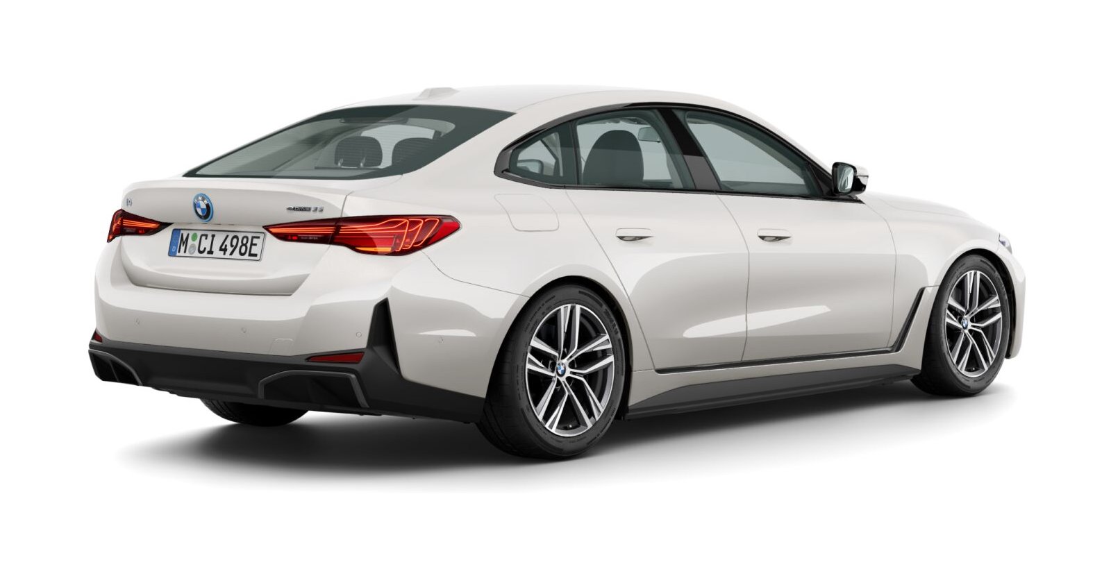 BMW BMW I in Weiß von hinten
