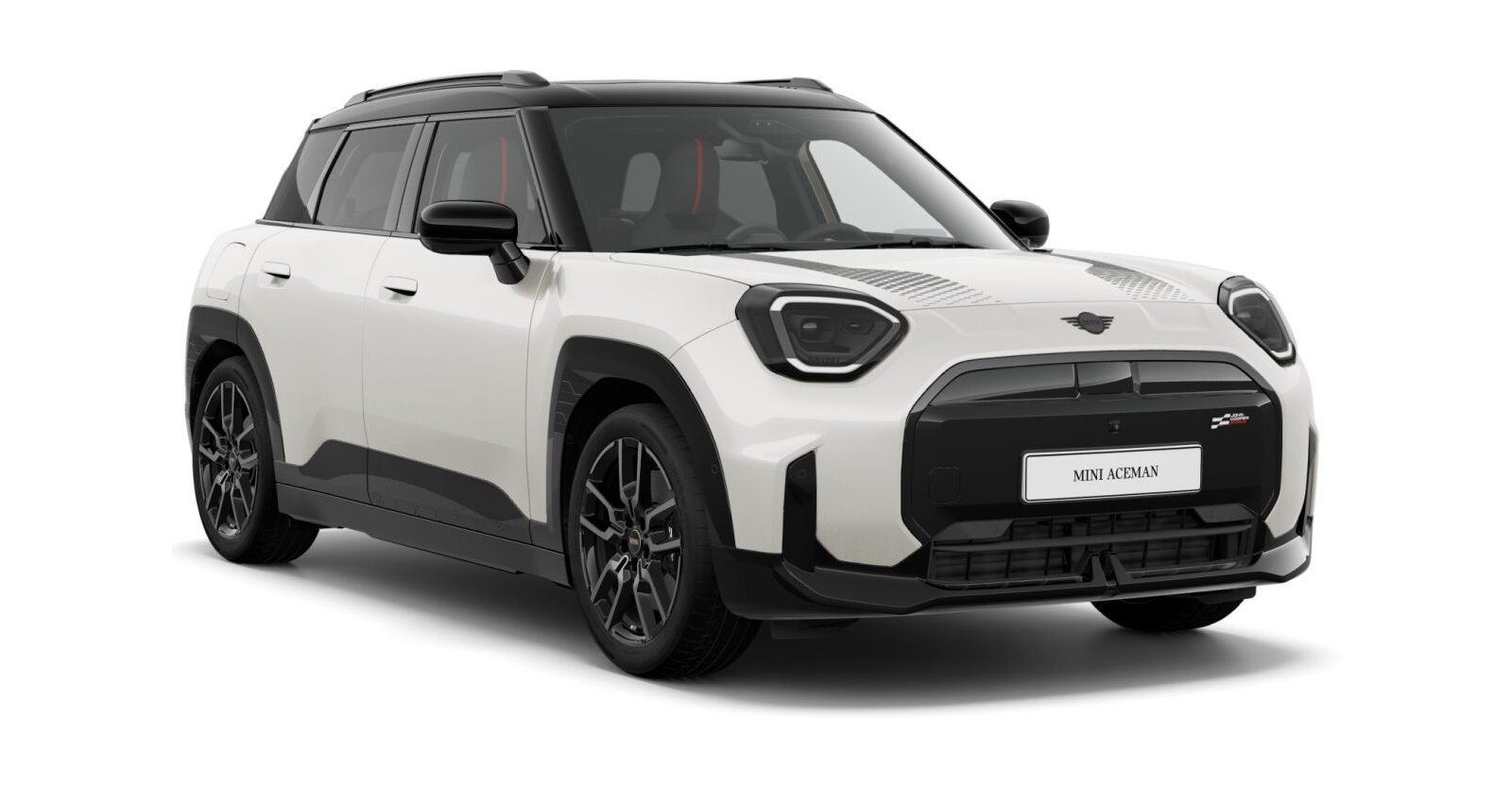 MINI Aceman SE in Weiß von vorne MINI Aceman SE in Weiß von vorne