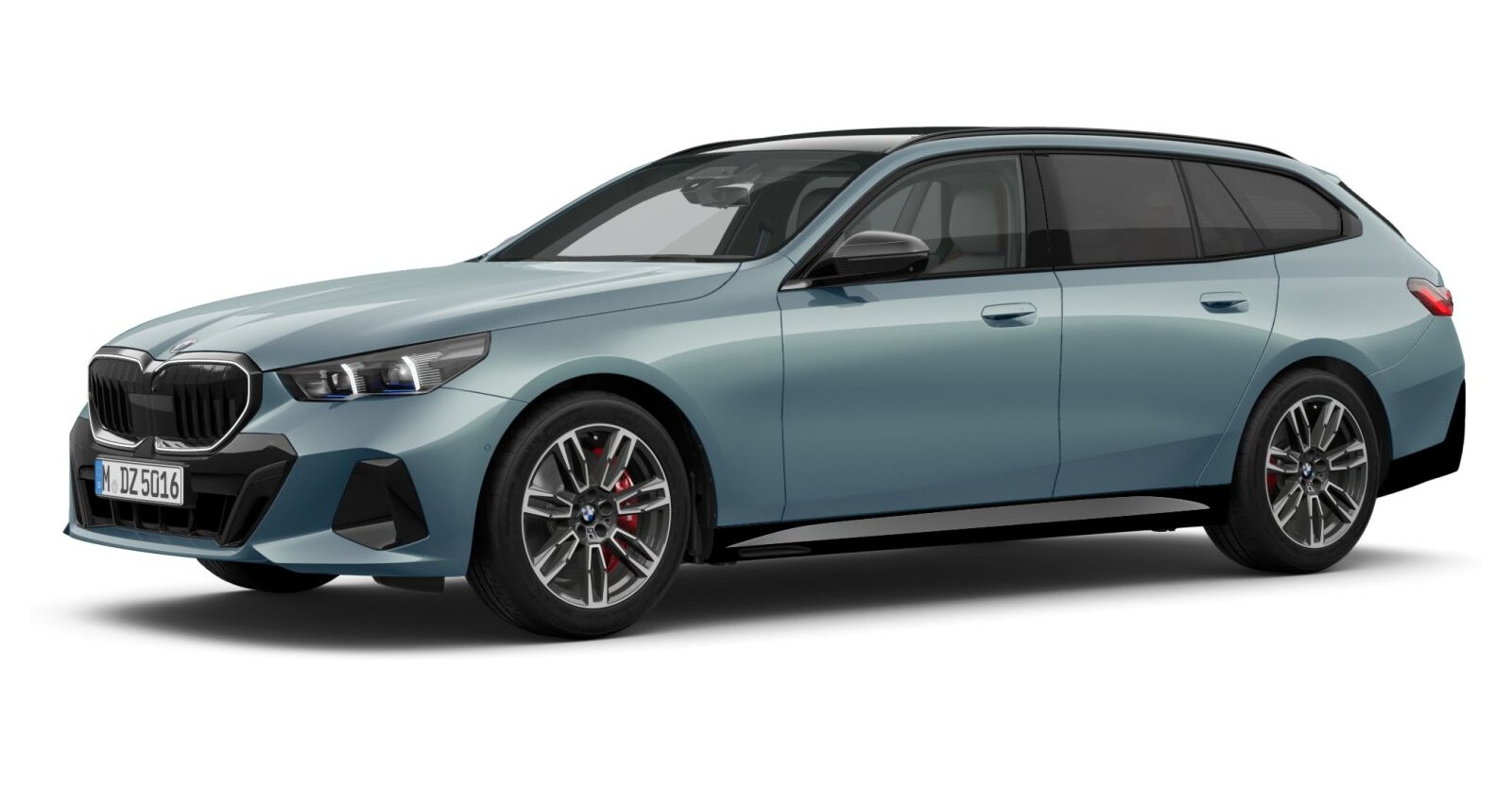 BMW BMW 5er in Grün von vorne