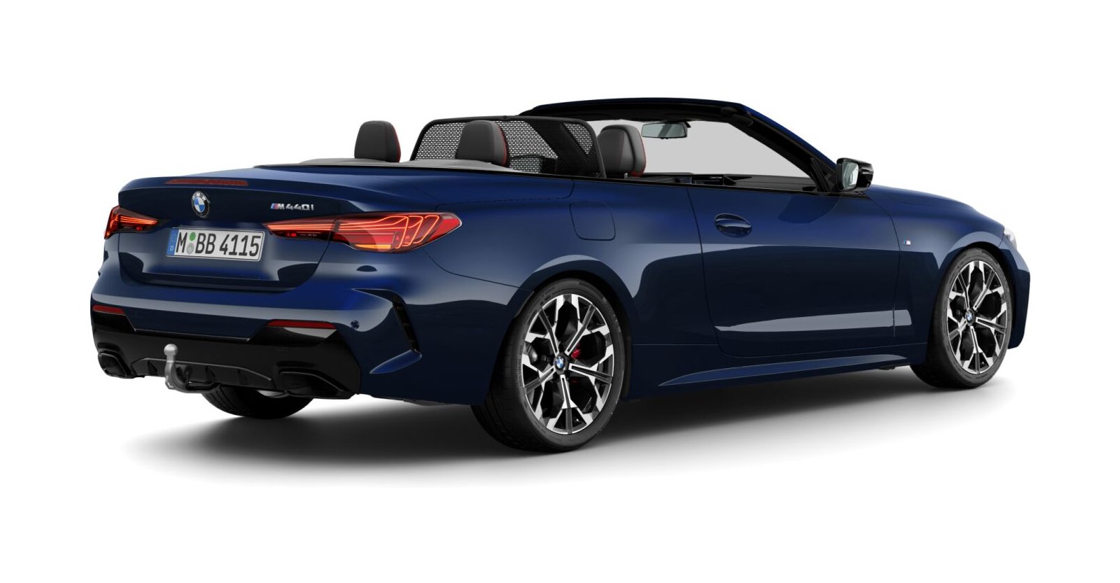 BMW BMW 4er in Blau von hinten BMW BMW 4er in Blau von hinten