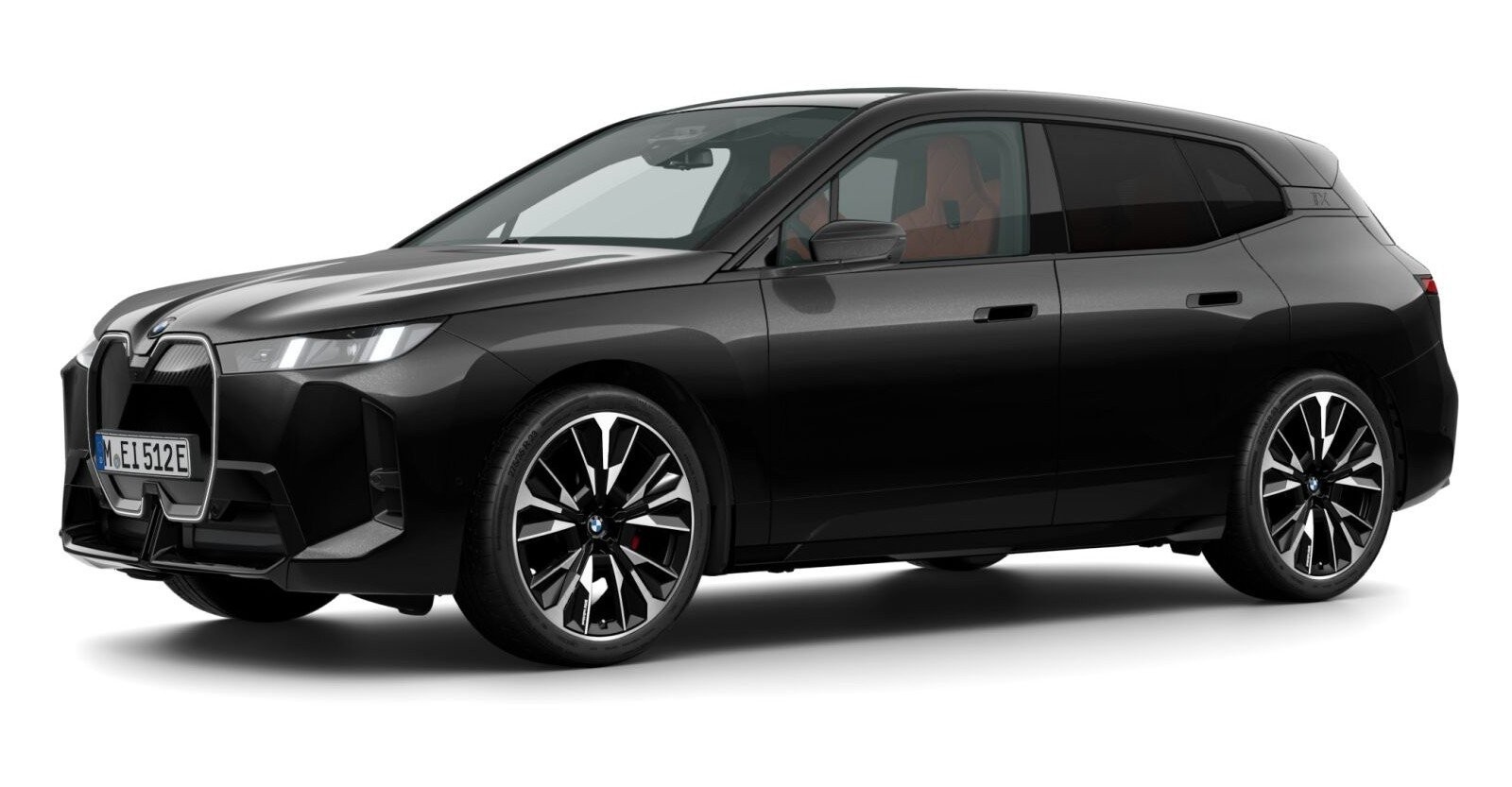 BMW BMW I in Schwarz von vorne BMW BMW I in Schwarz von vorne