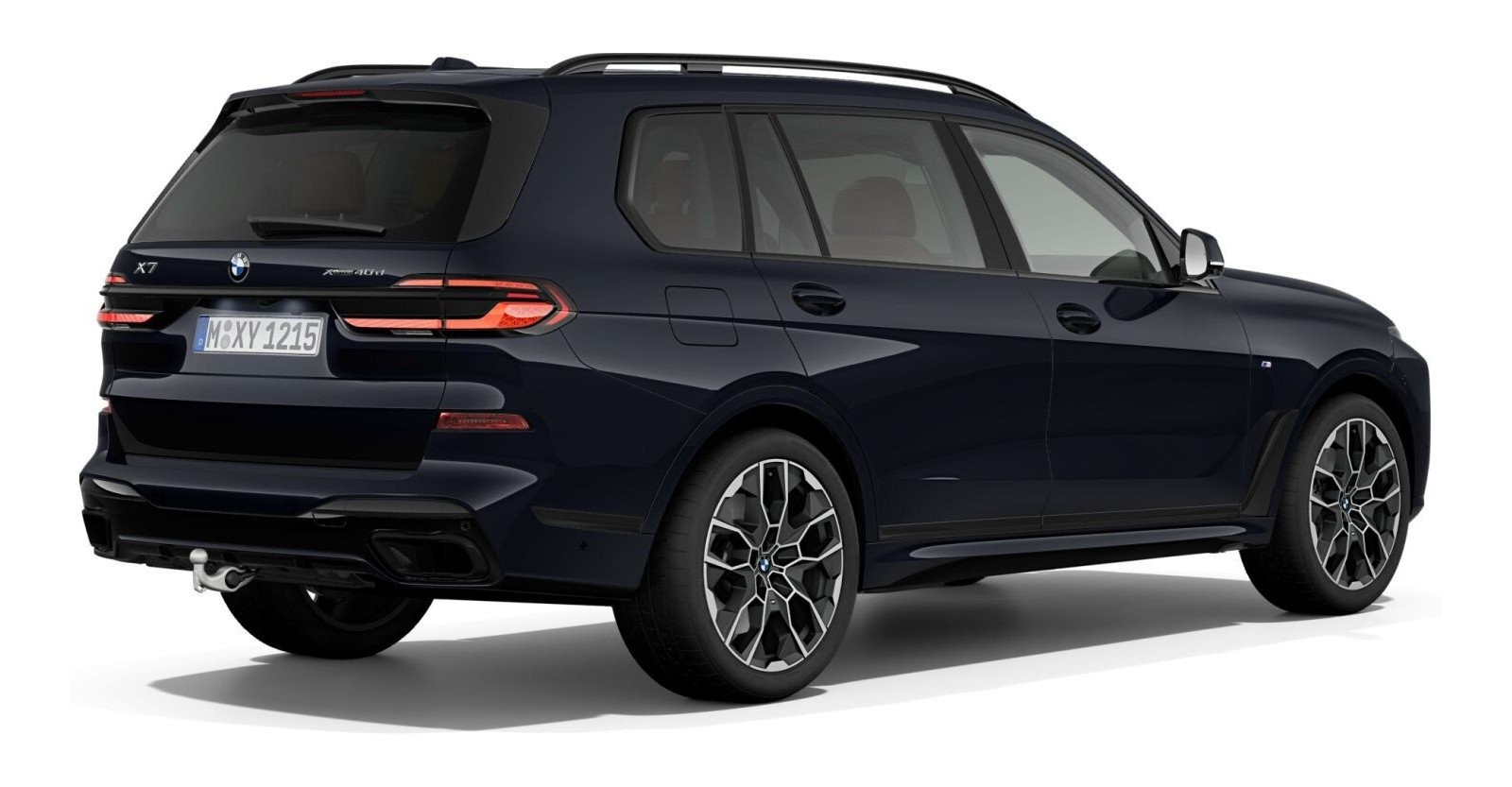 BMW BMW X in Schwarz von hinten BMW BMW X in Schwarz von hinten
