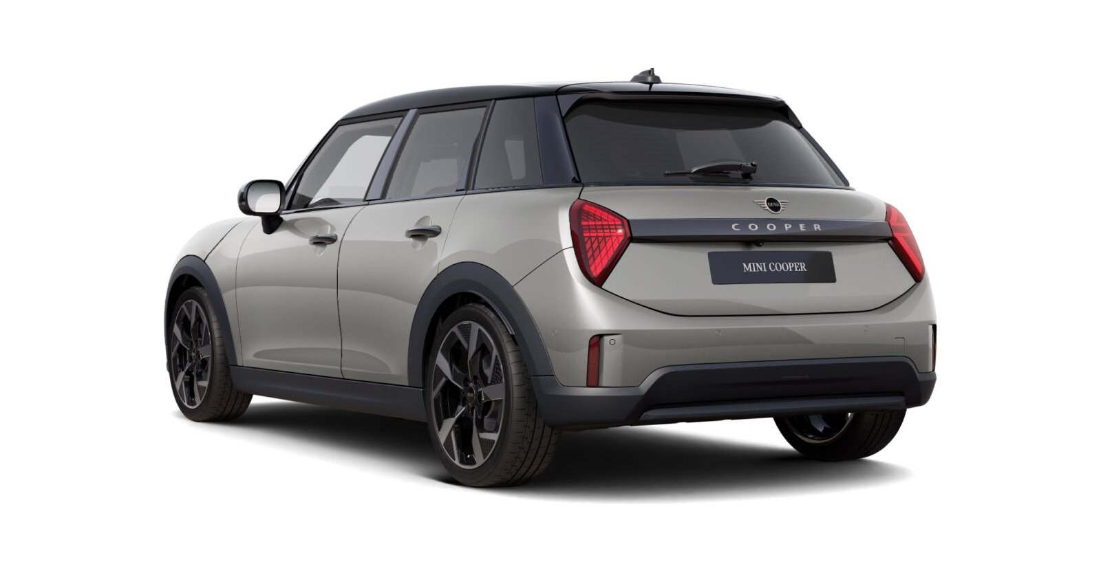MINI MINI 3-Türer in Silber von hinten MINI MINI 3-Türer in Silber von hinten