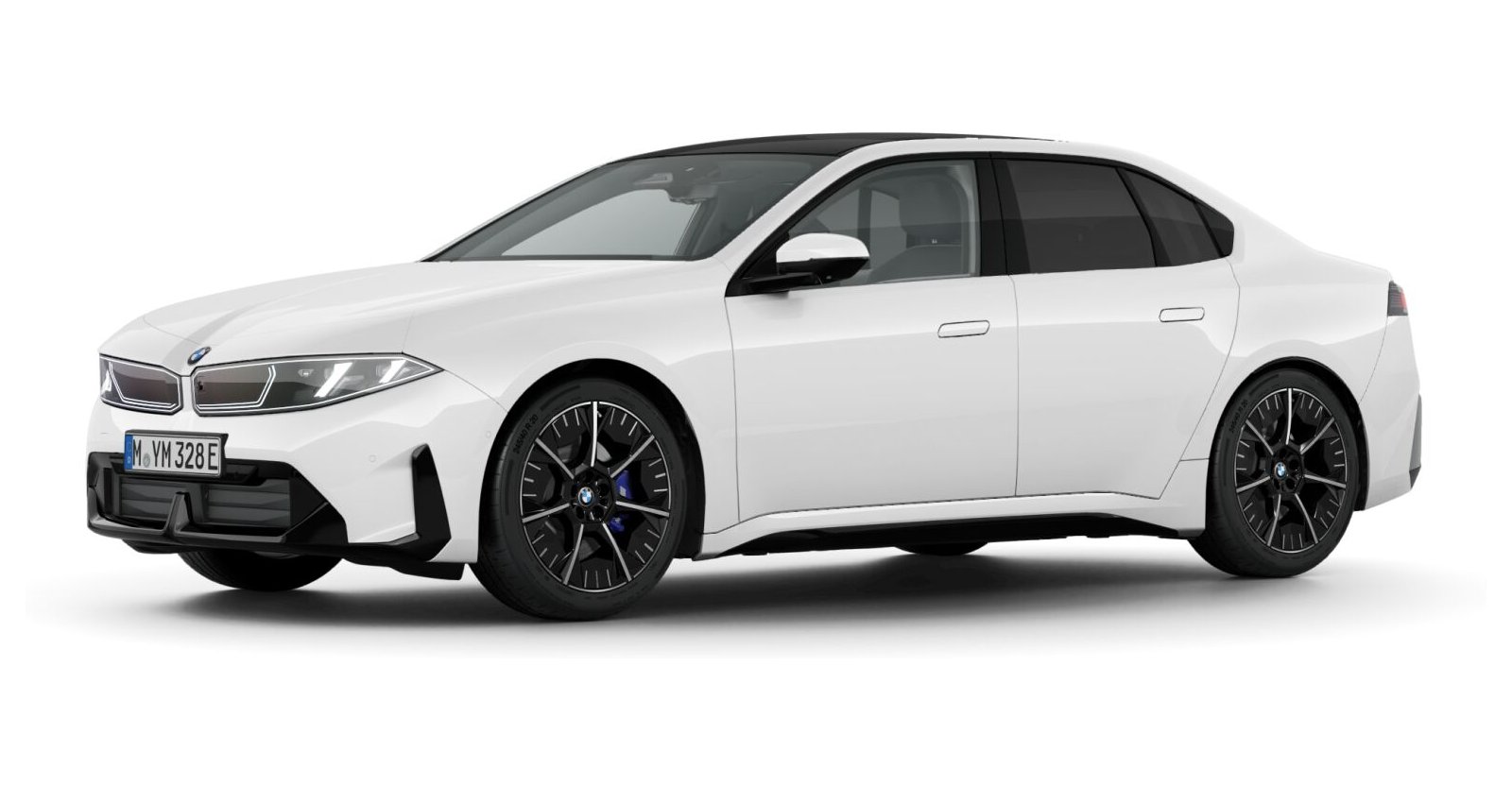BMW BMW I in Weiß von vorne BMW BMW I in Weiß von vorne