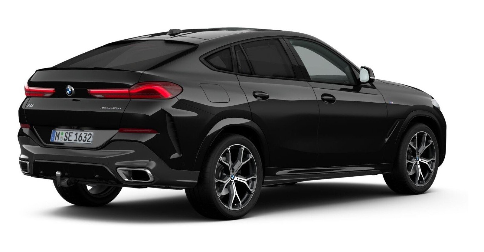 BMW BMW X in Schwarz von hinten BMW BMW X in Schwarz von hinten