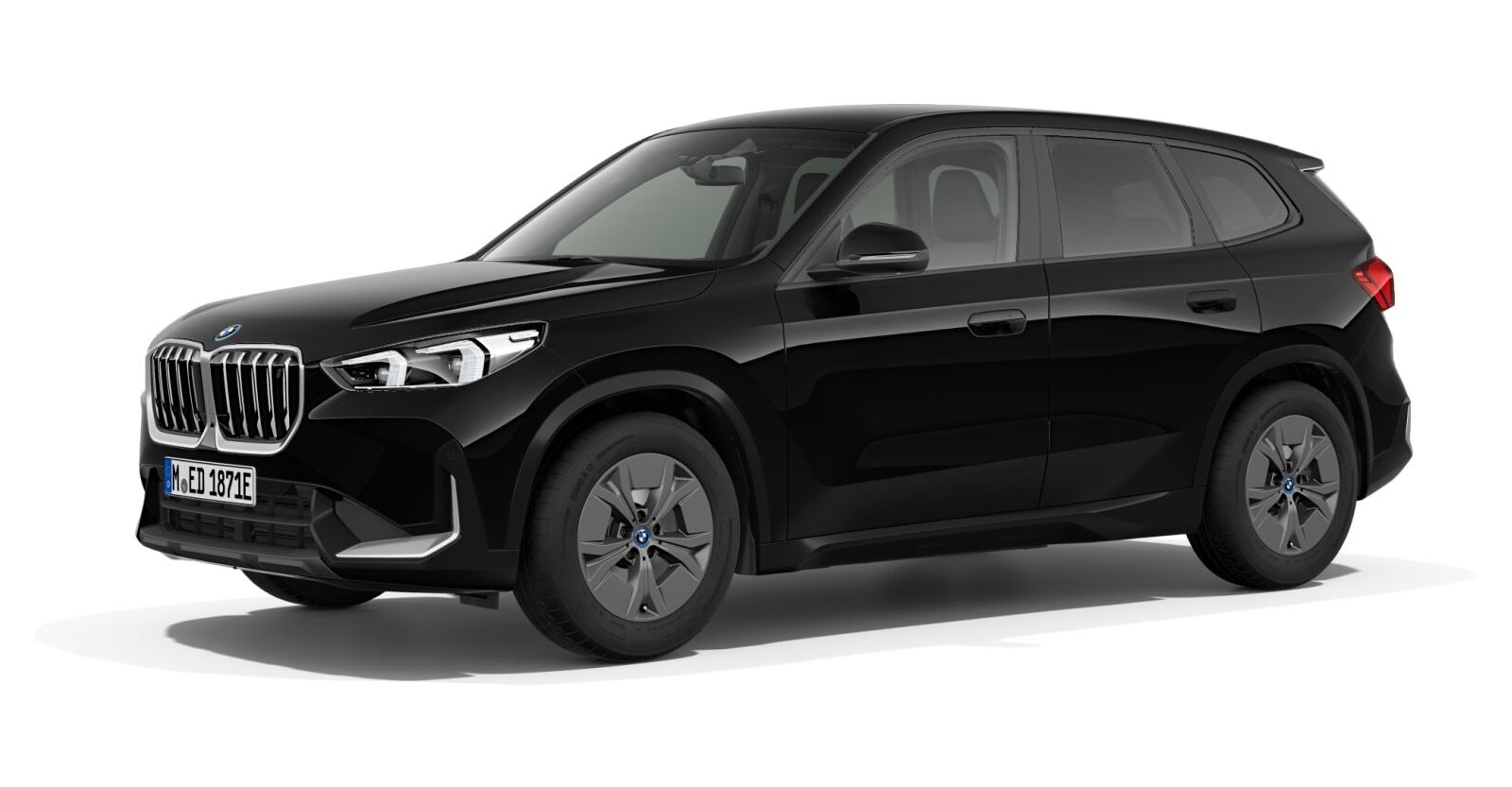BMW BMW I in Schwarz von vorne BMW BMW I in Schwarz von vorne