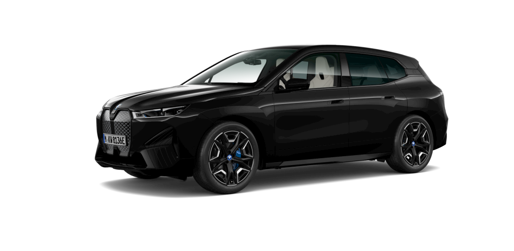 BMW BMW I in Schwarz von vorne BMW BMW I in Schwarz von vorne
