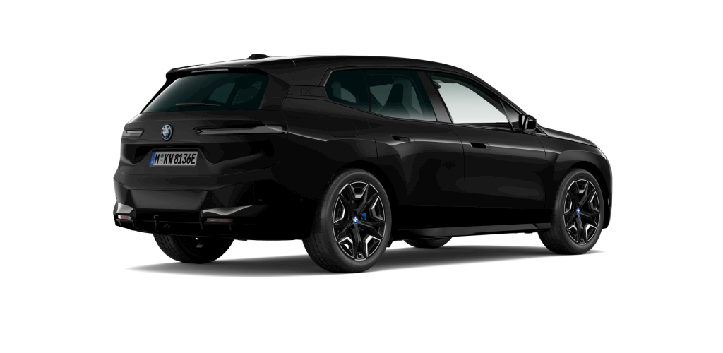 BMW BMW I in Schwarz von hinten BMW BMW I in Schwarz von hinten