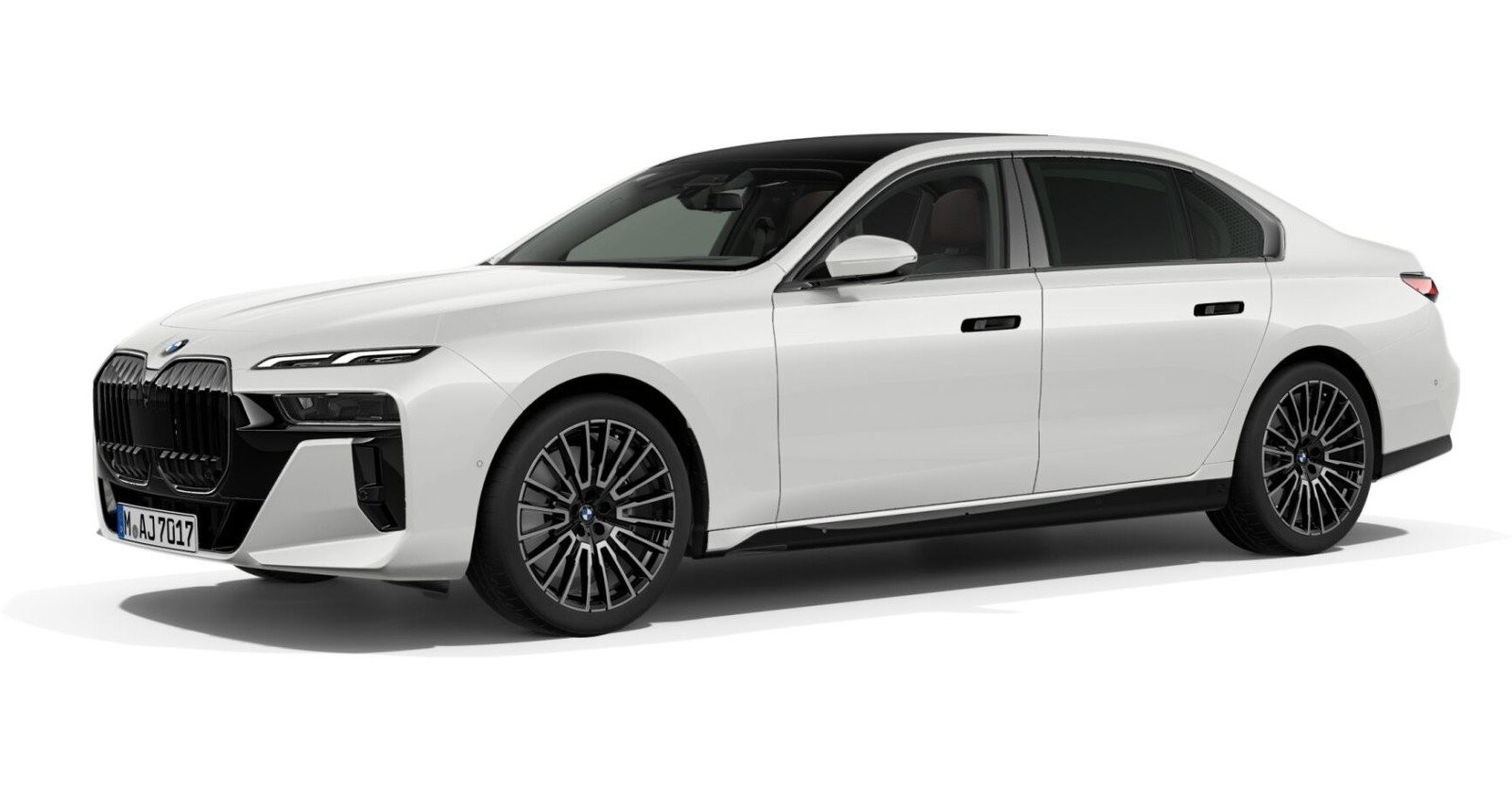 BMW BMW 7er in Weiß von vorne BMW BMW 7er in Weiß von vorne