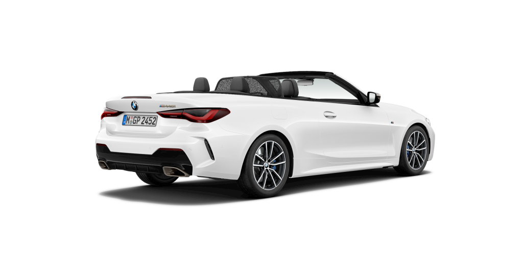 BMW BMW 4er in Weiß von hinten BMW BMW 4er in Weiß von hinten