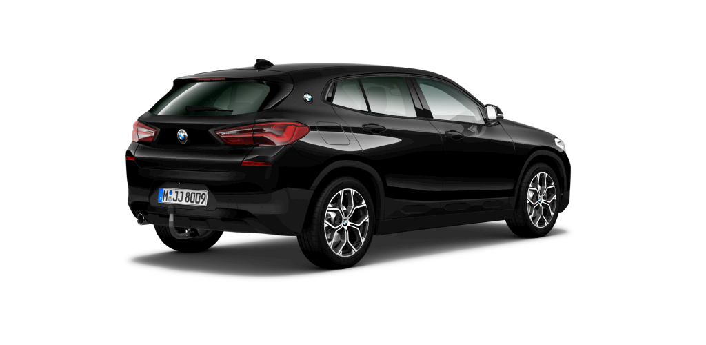 BMW BMW X in Schwarz von hinten BMW BMW X in Schwarz von hinten