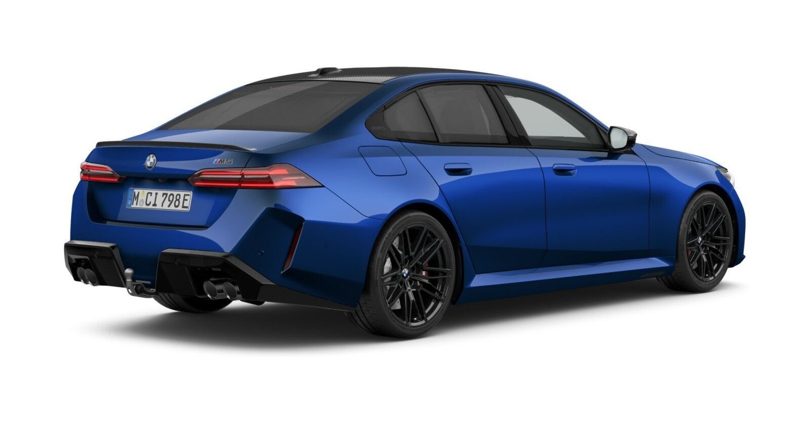 BMW BMW M in Blau von hinten BMW BMW M in Blau von hinten