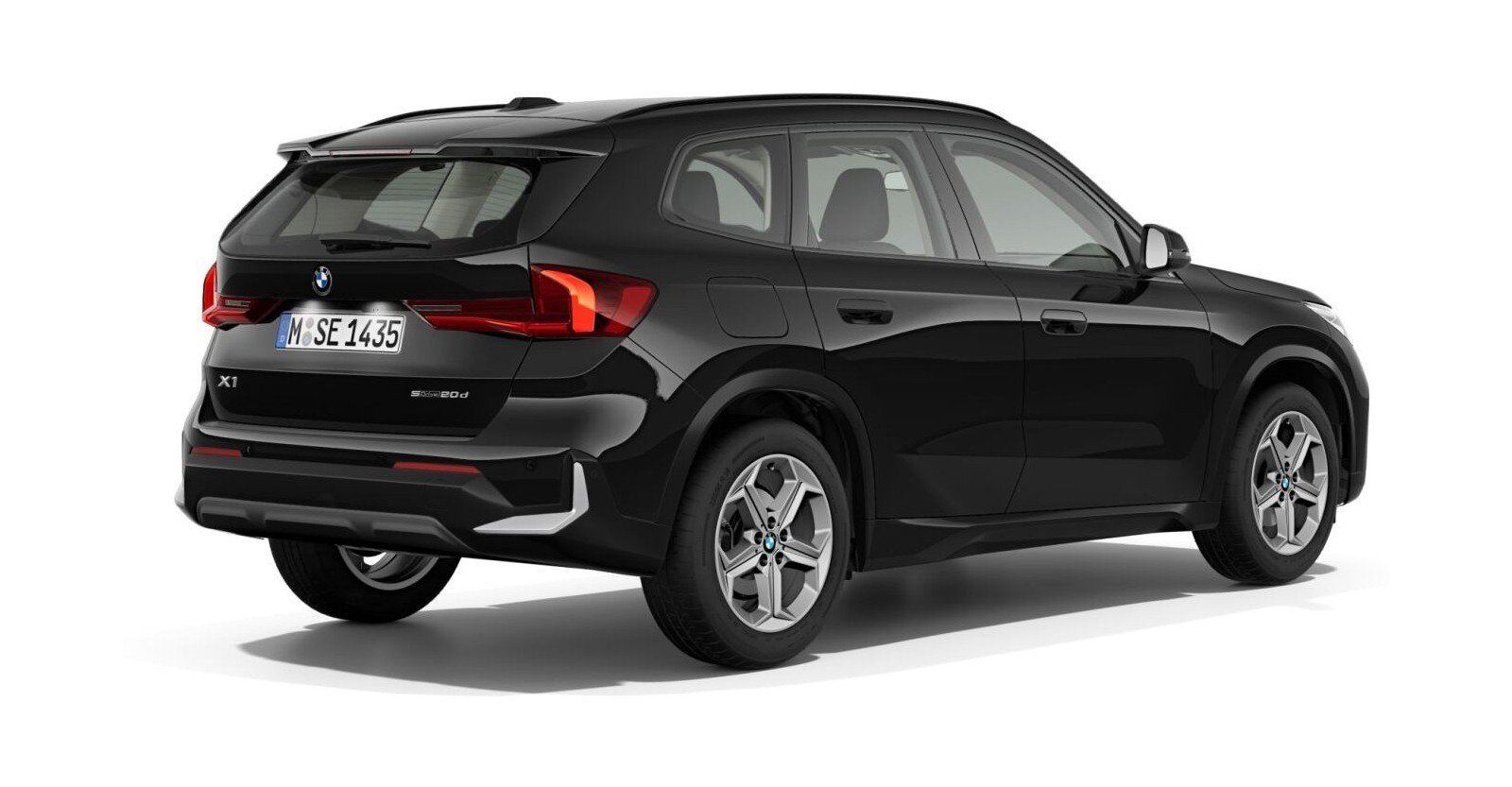 BMW BMW X in Schwarz von hinten BMW BMW X in Schwarz von hinten