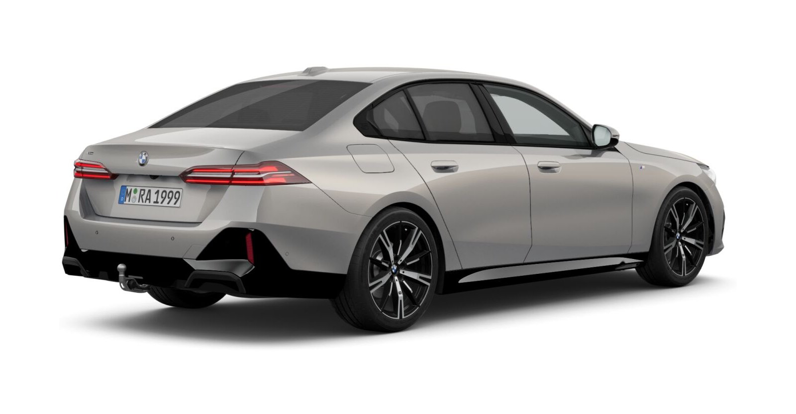 BMW BMW 5er in Grau von hinten BMW BMW 5er in Grau von hinten