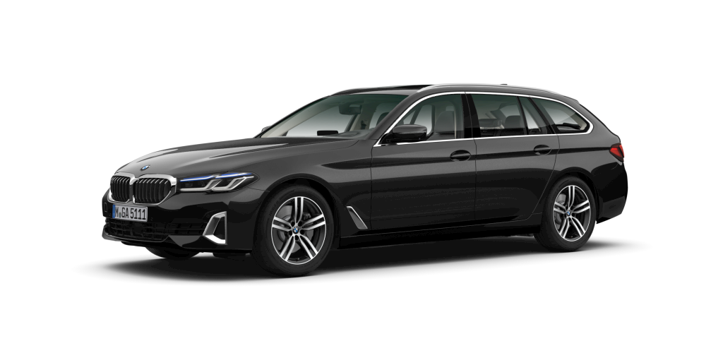 BMW BMW 5er in Schwarz von vorne BMW BMW 5er in Schwarz von vorne