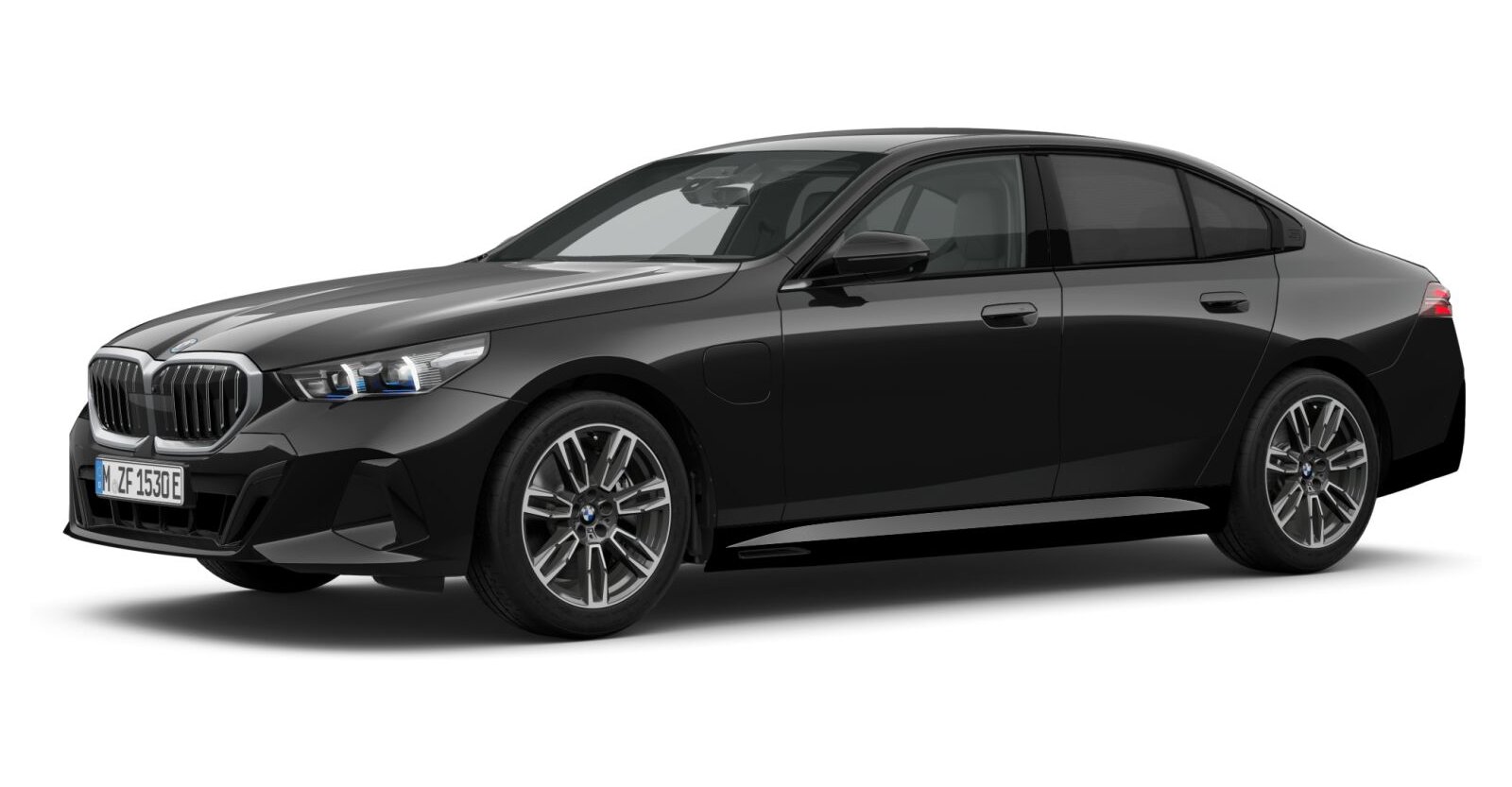 BMW BMW 5er in Schwarz von vorne BMW BMW 5er in Schwarz von vorne