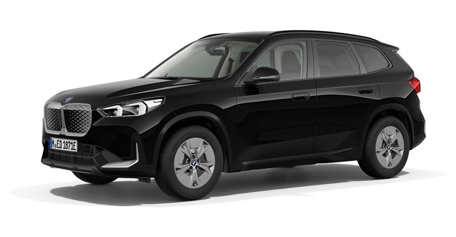 BMW BMW I in Schwarz von vorne BMW BMW I in Schwarz von vorne