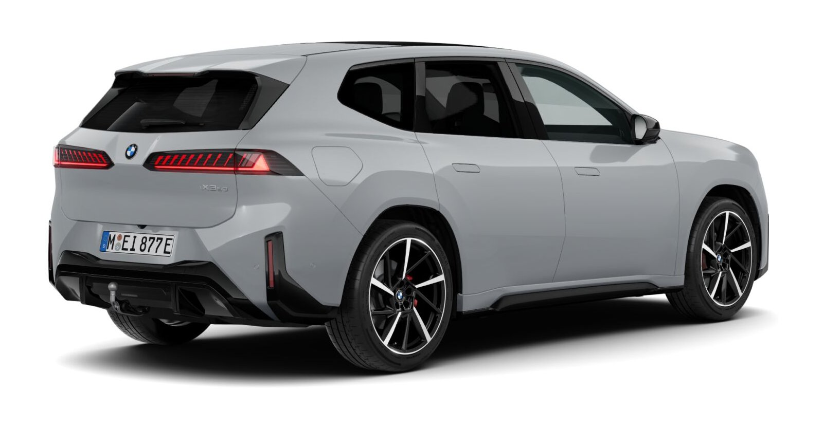 BMW BMW I in Grau von hinten BMW BMW I in Grau von hinten